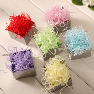 Encironmental Protection Decorative Cut Shredded Shred Paper For Gift Basket